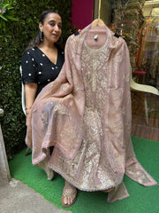 UNSTITCHED PURE CRUSH TISSUE SUITS.