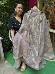 UNSTITCHED PURE CRUSH TISSUE SUITS.