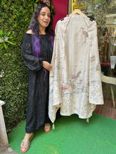 Unstitched Pure Cotton LINEN PICHWAI SUITS with JAMDANI WEAVING.