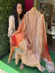 UNSTITCHED DESIGNER PREMIUM MULMUL SUITS.