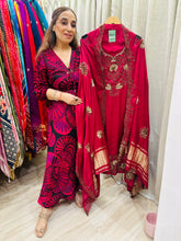 UNSTITCHED PURE SATIN SILK SUITS WITH TILLA AND RESHAM WORK