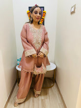 STITCHED PURE CRUSH TISSUE NALKI WORK CUTDANA WORK CHOGA SETS WITH POTLIS