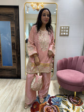 STITCHED CRUSHED SILK LEATHER WORK SIPPI WORK SETS.