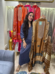 UNSTITCHED PURE GAJJI SILK SUITS.