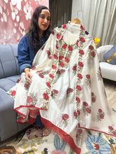 UNSTITCHED PURE MULMUL BAUG PRINT EMBROIDERED SUITS