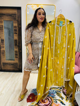 UNSTITCHED PURE MULMUL CHANDERI EMBROIDERED SUITS.
