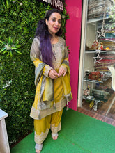 Stitched Pure Shimmer Silk Farshi Jugni Set