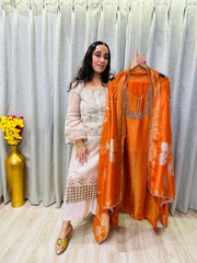 UNSTITCHED PURE SHIMMER SILK SUITS.