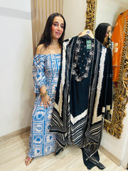 UNSTITCHED PURE GAJJI SILK SUITS.