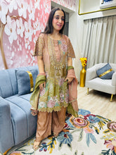 STITCHED PURE TISSUE ORGANZA HANDWORK SUITS.