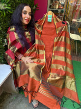 Chanderi Silk Designer Border Suit