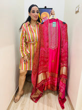 UNSTITCHED PURE GAJJI SILK SUITS.
