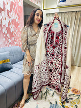 UNSTITCHED PURE MULMUL CHANDERI CALCUTTA WORK INSPIRED SUITS.