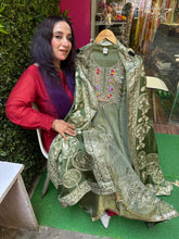 Unstitched Pure Shimmer Silk Embroidered Suit Set