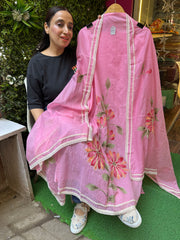 Unstitched PURE MULMUL BRUSH PAINTING SUITS.