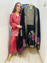 UNSTITCHED PURE SILK SUITS WITH BANARSI WEAVING.