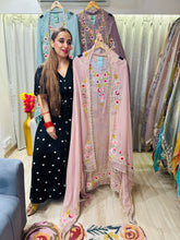 UNSTITCHED PURE SOFT ORGANZA HANDWORK SUITS.