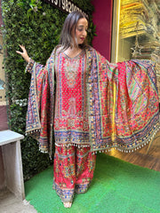 STITCHED PURE OPADA SILK SHARARA SETS.
