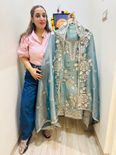 UNSTITCHED PURE GLASS TISSUE ANTIQUE GOTTA WORK SUITS.