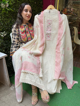UNSTITCHED PURE HAKOBA COTTON SUITS WITH KOTA DUPATTAS.