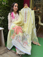 UNSTITCHED PURE DESIGNER MULMUL SUITS.