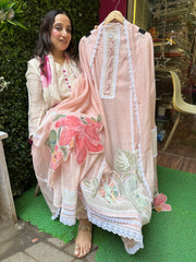 UNSTITCHED PURE DESIGNER MULMUL SUITS.