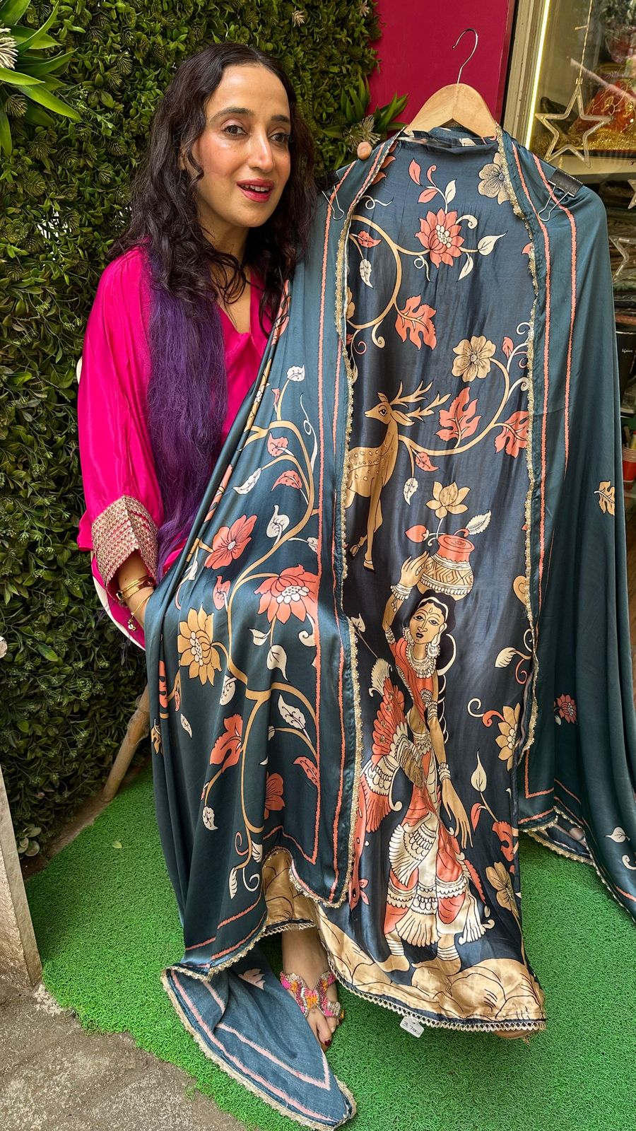 Unstitched pure gajji silk suits