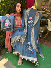 UNSTITCHED DESIGNER MULMUL SUITS.