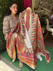 UNSTITCHED PURE OPADA SILK PICHWAI WEAVING SUITS.