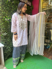 STITCHED HAKOBA COTTON FARSHI SALWAR SUITS.