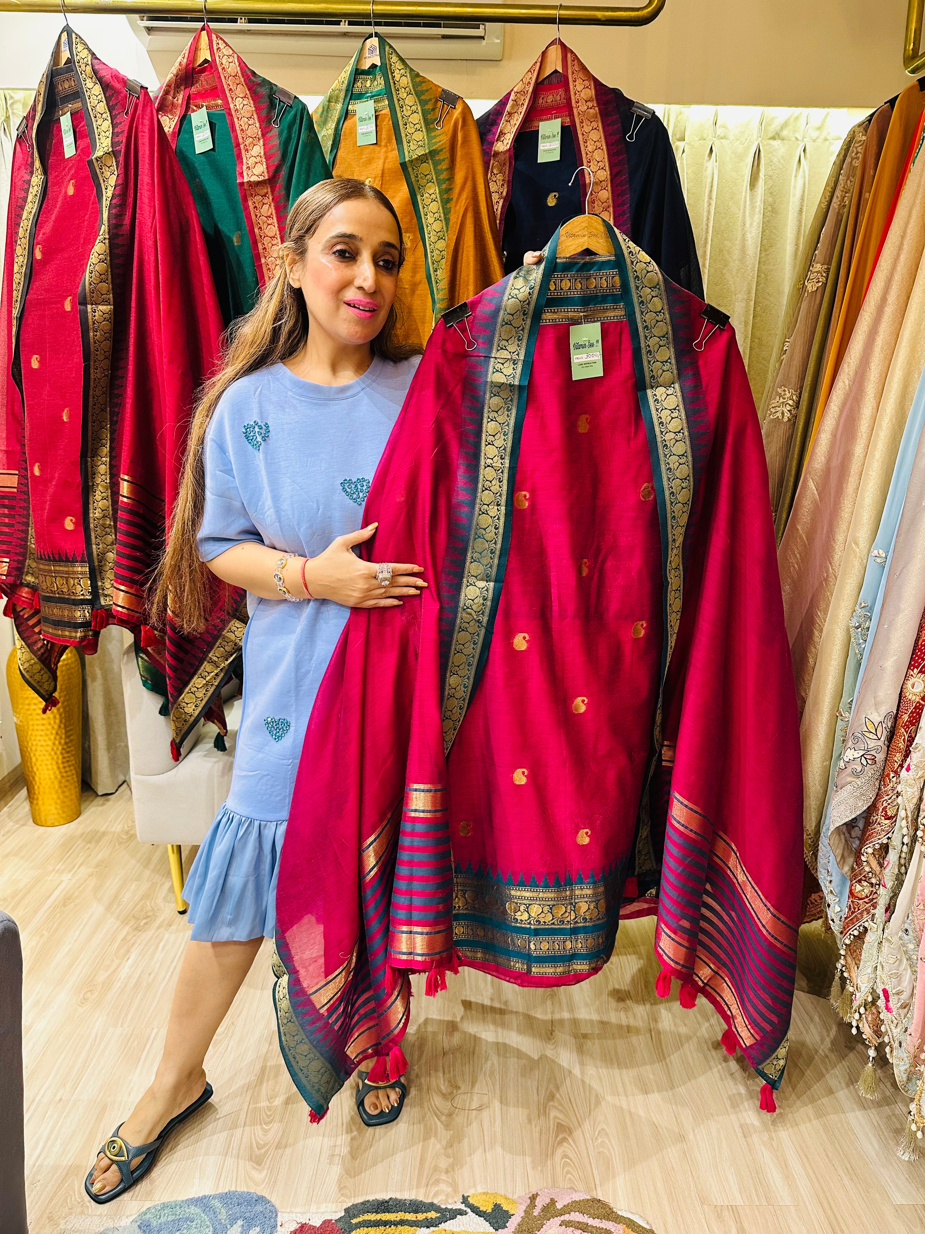 UNSTITCHED PURE JAMDANI WEAVING SUITS.