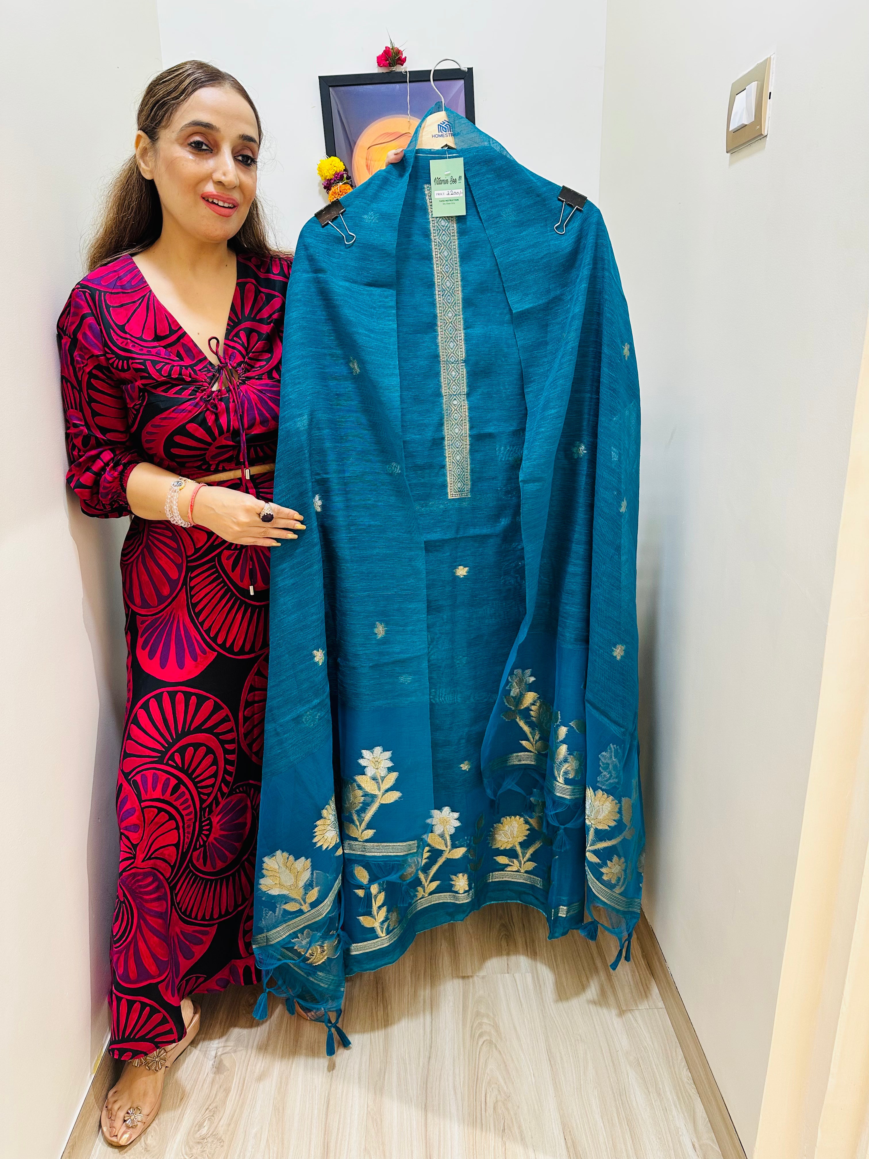 UNSTITCHED PURE JAMDANI WEAVING SUITS.