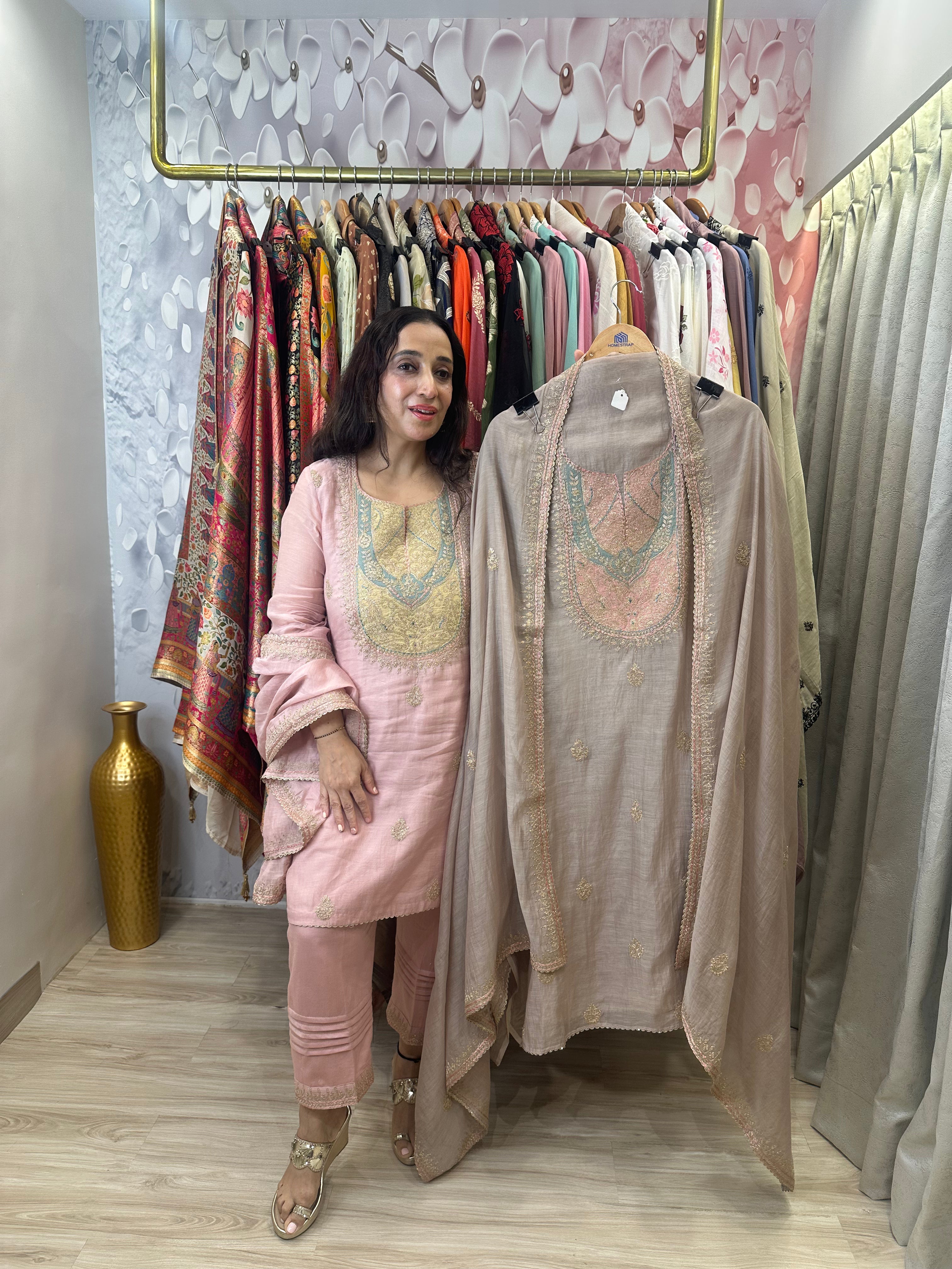 Unstitched pure designer MULMUL SUITS.