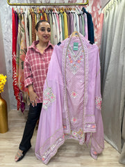 UNSTITCHED PURE MULMUL SUITS.