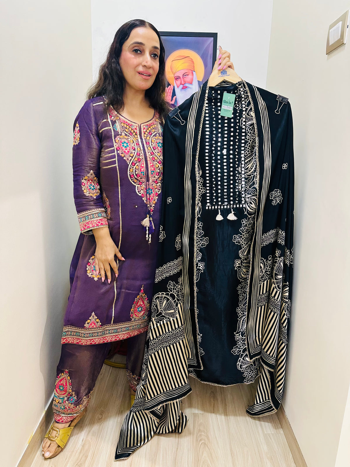 UNSTITCHED PURE GAJJI SILK SUITS.