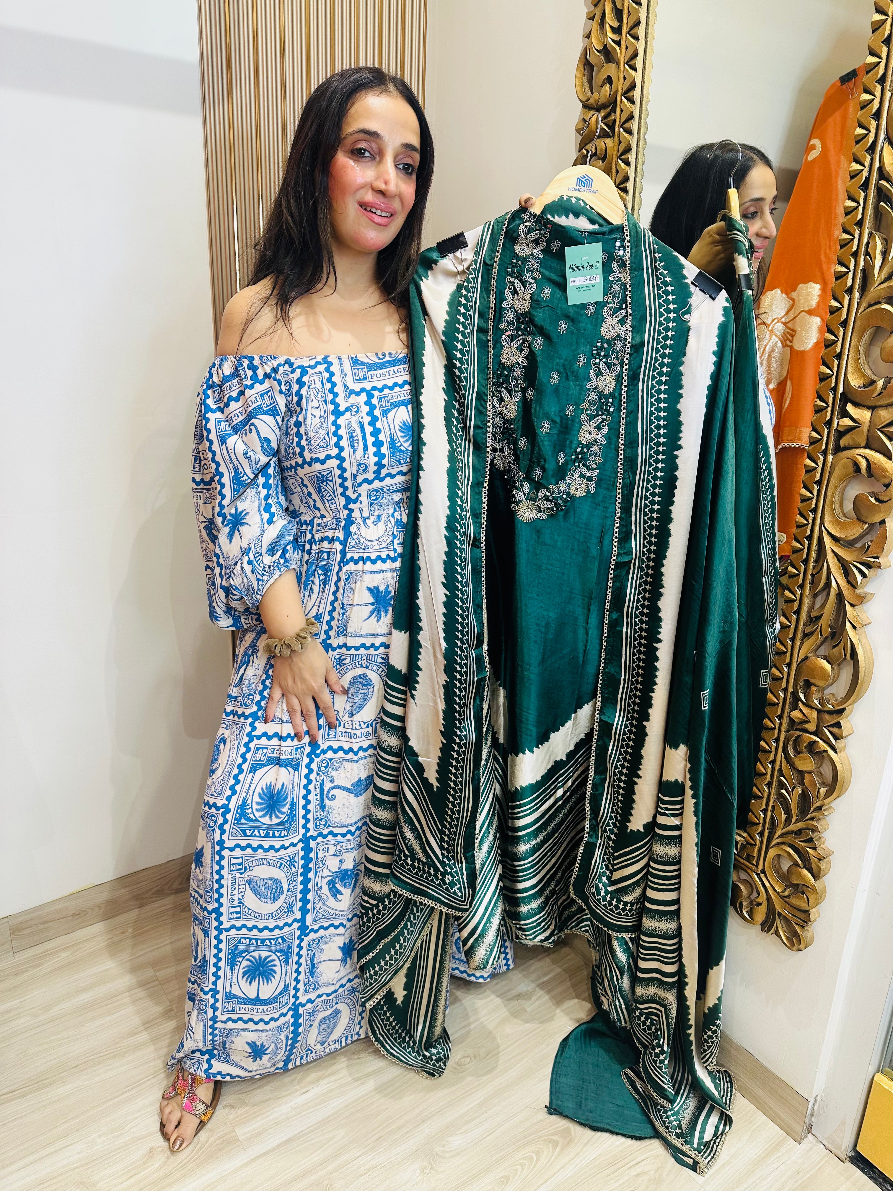 UNSTITCHED PURE GAJJI SILK SUITS.