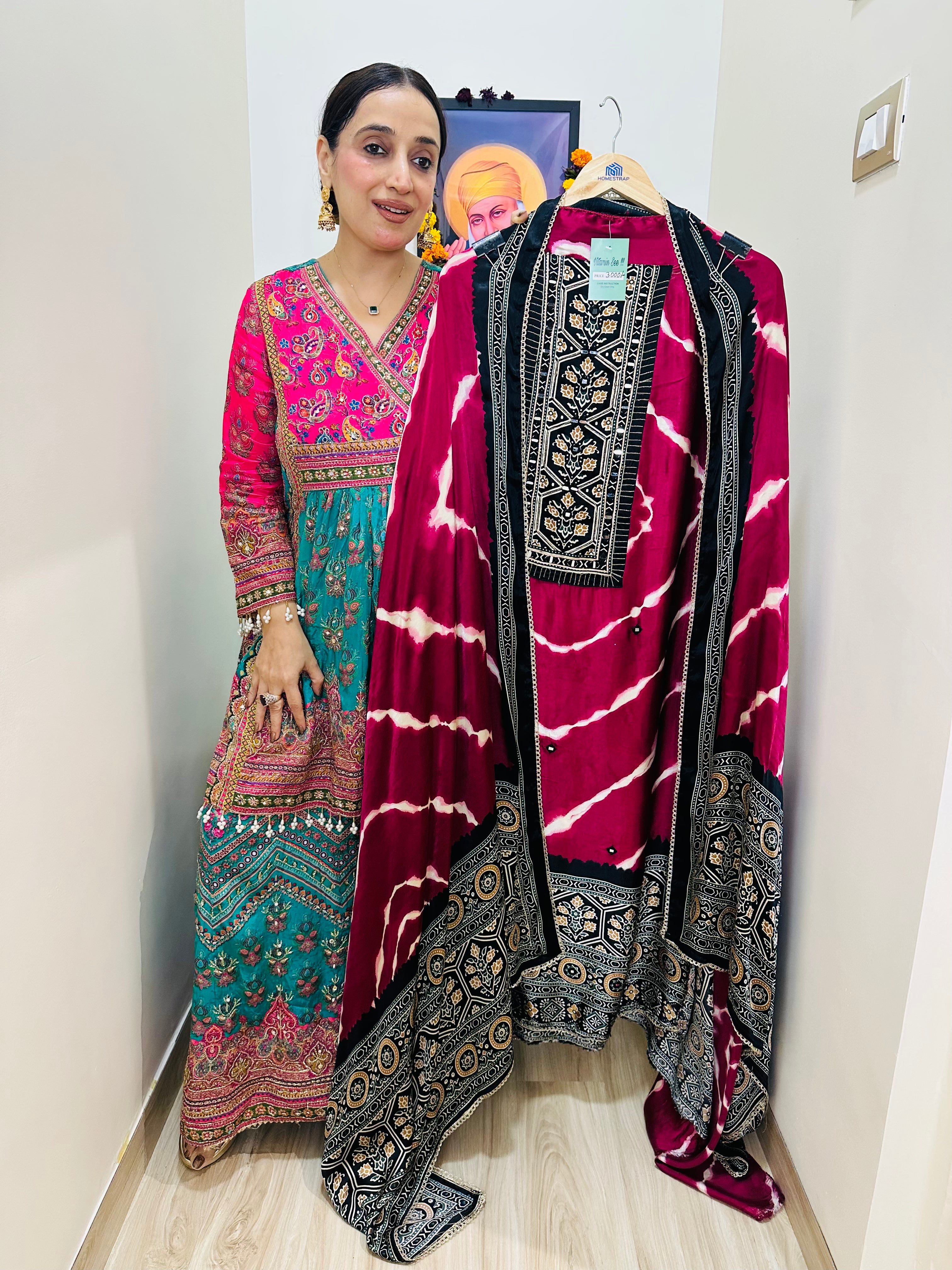 UNSTITCHED PURE GAJJI SILK SUITS.