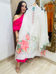 UNSTITCHED PURE MULMUL SUITS.