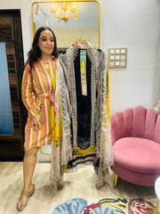 UNSTITCHED PURE SOFT ORGANZA PAKISTANI INSPIRED SUITS.
