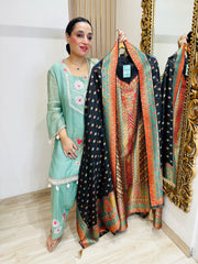 UNSTITCHED PURE OPADA SILK POSITION PRINTING SUITS.