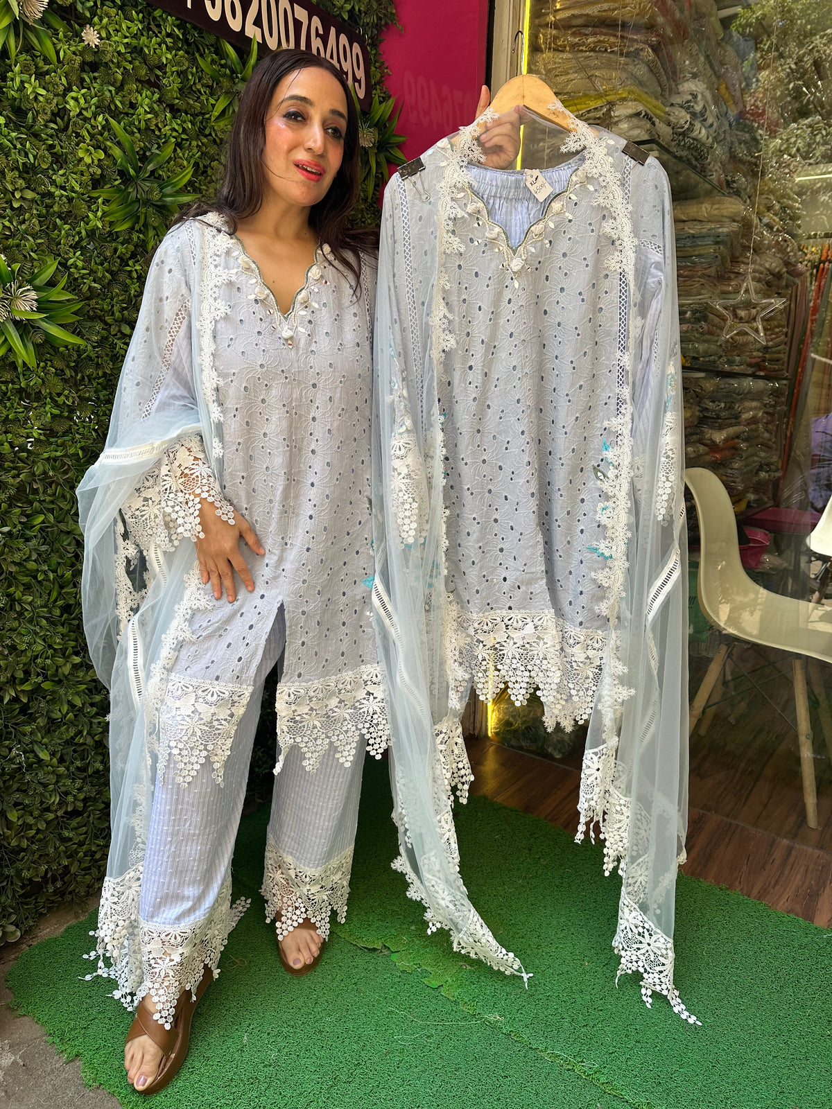 Stitched PURE HAKOBA COTTON SUITS.