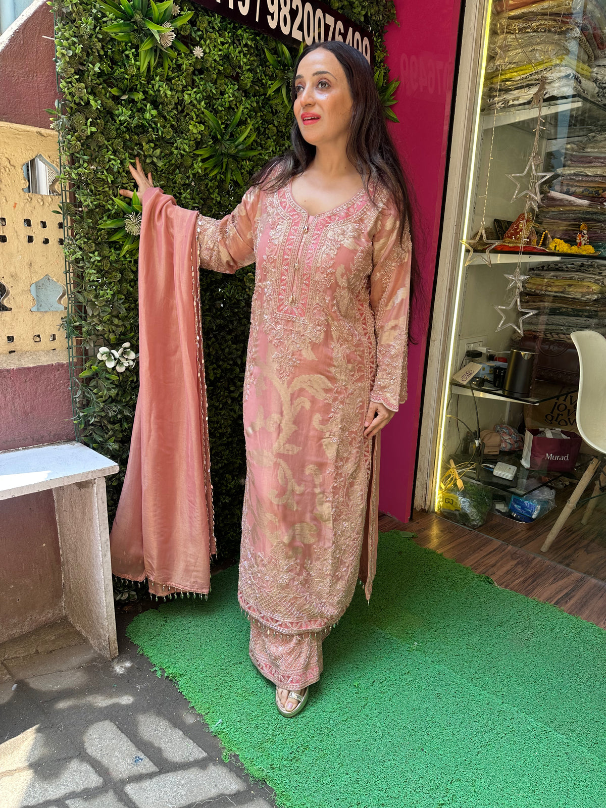 STITCHED HANDWORK SUITS.