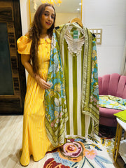 UNSTITCHED PURE MUSLIN SILK DIGITAL PRINTING SUITS.