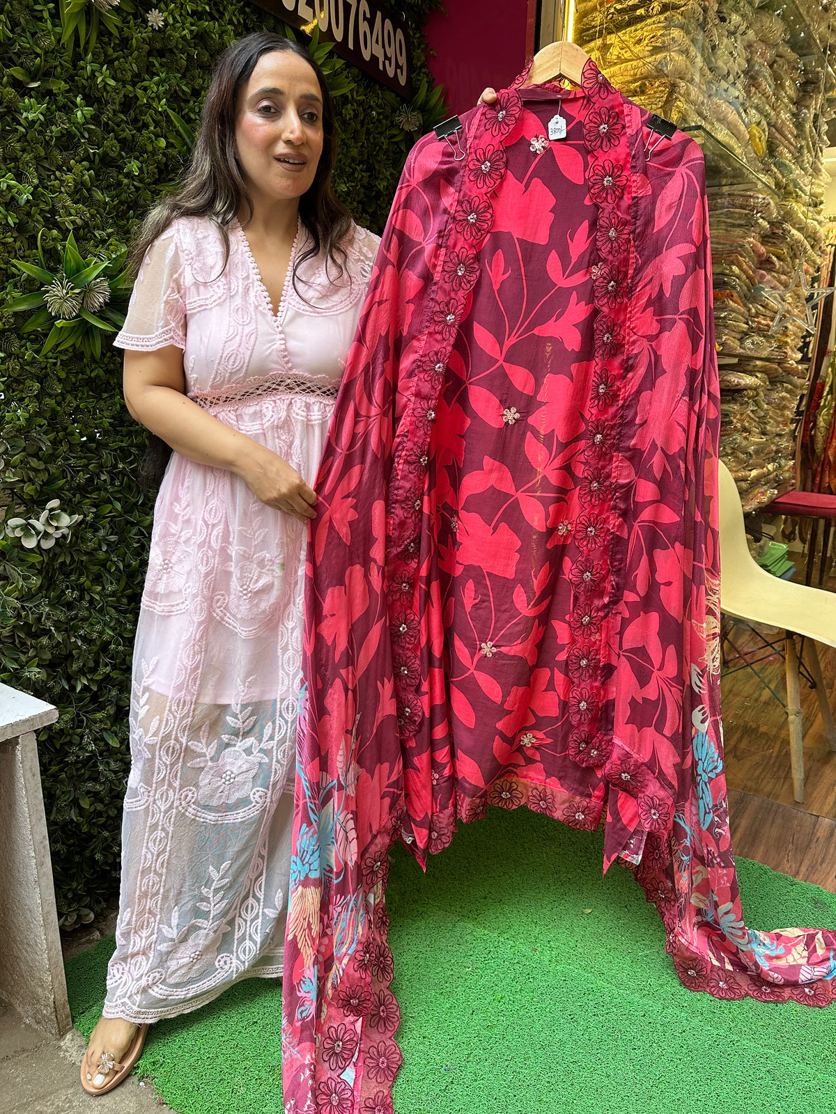 UNSTITCHED PURE MUSLIN SUITS.