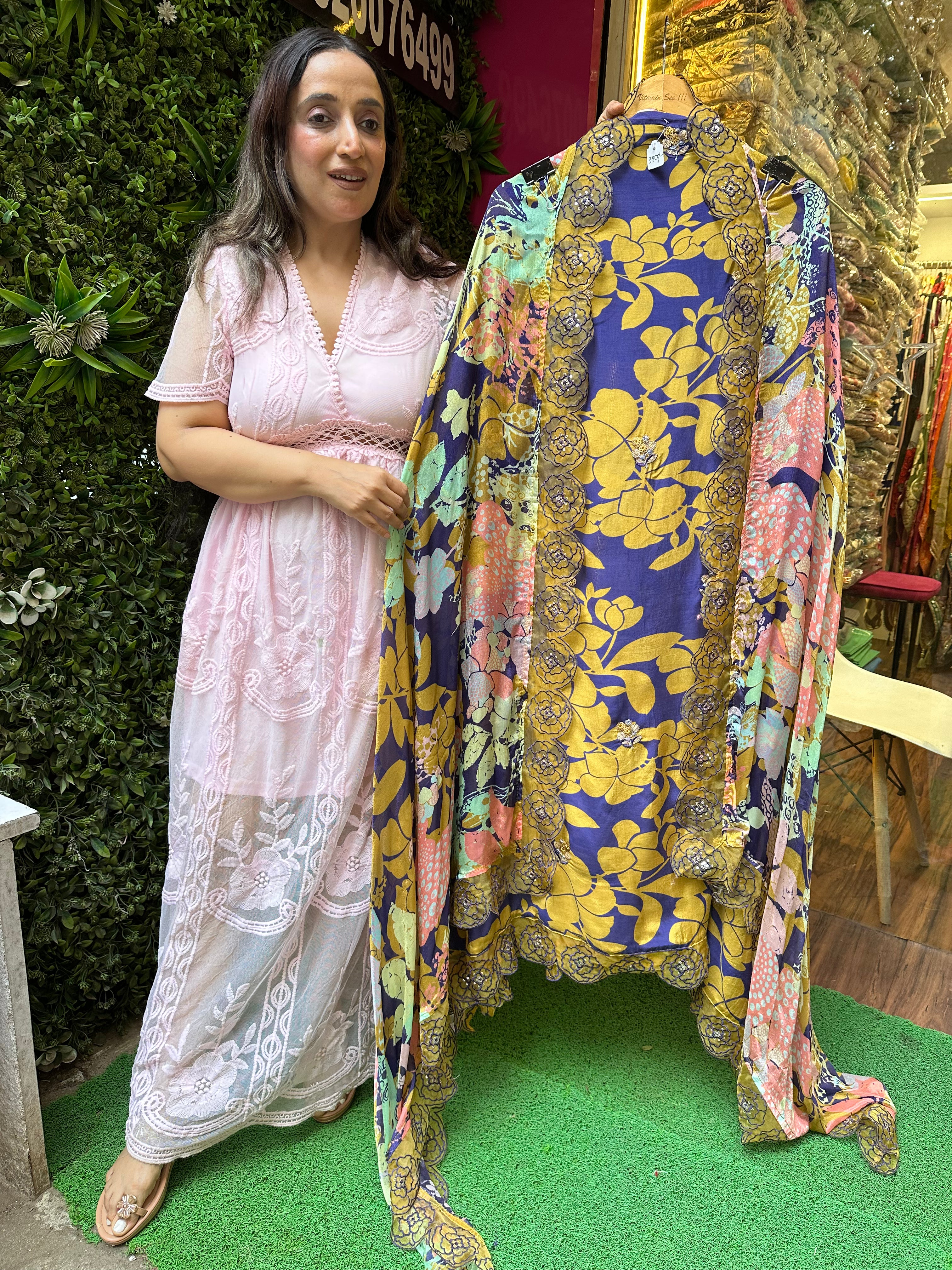 UNSTITCHED PURE MUSLIN SUITS.